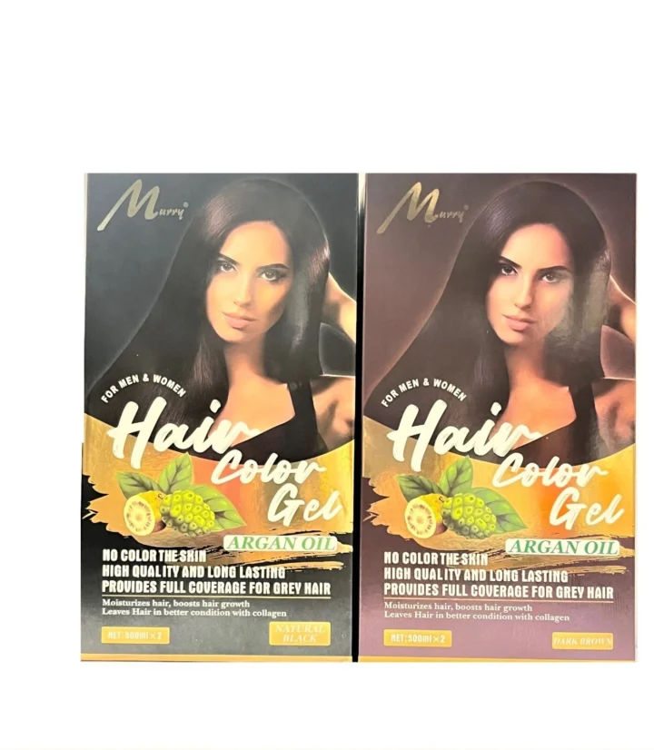 Murry Hair Color Gel With Argan Oil 500ml X 2
