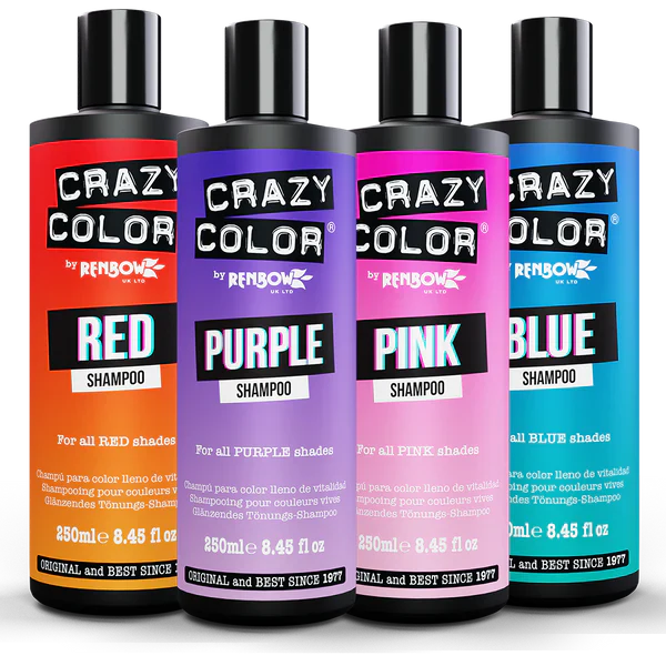 Crazy Colour Vibrant Shampoo Range 250ml